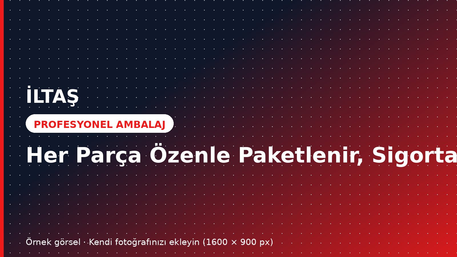 Garantili Paketleme & Ambalaj — İzmir İLTAŞ Evden Eve Nakliyat